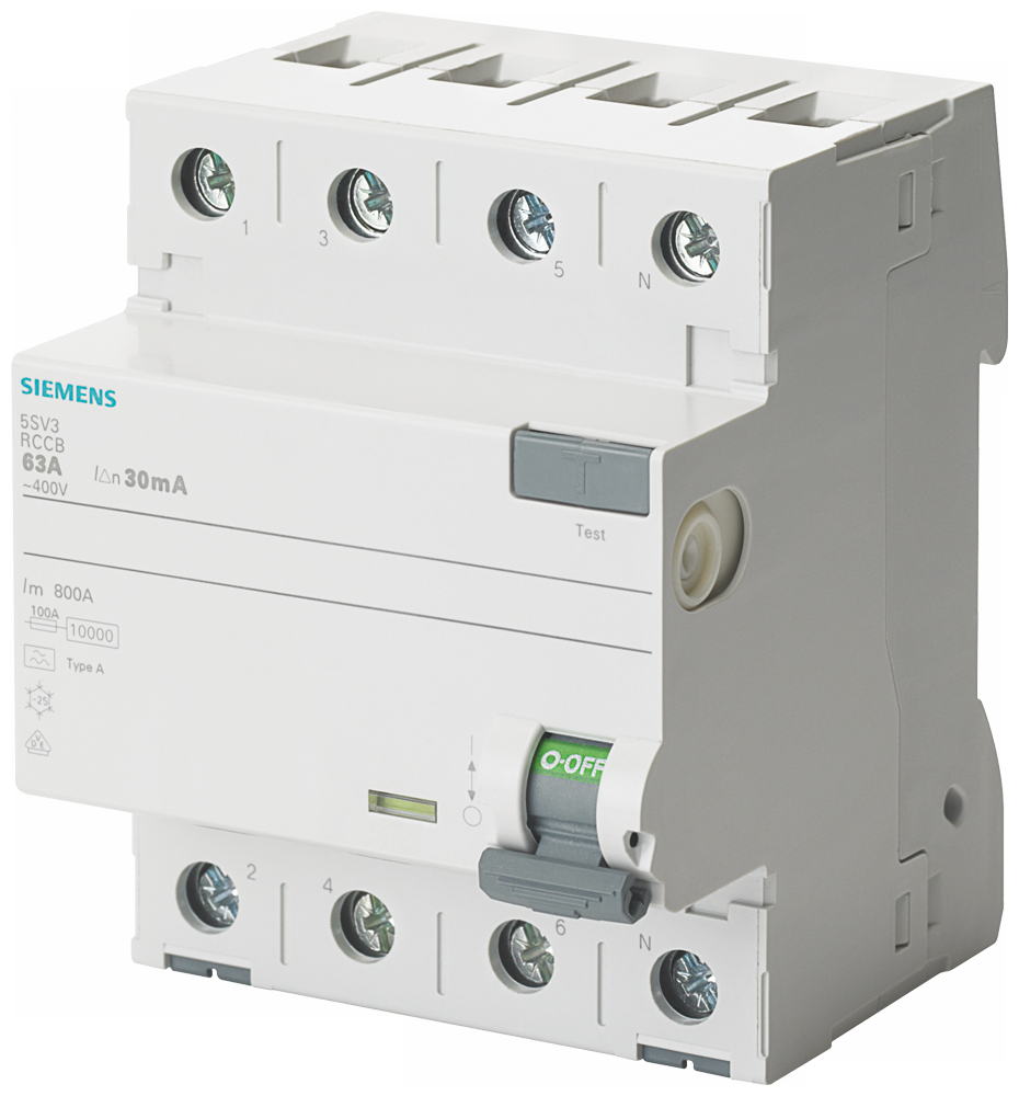 Siemens Residual Current Operated Circuit Breaker Pole